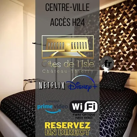 De L'isle - Wifi Fibre - Netflix, Disney, Amazon - Sejours Pro Apartmán *